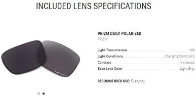 Vista 5 de Gafas de sol Oakley Twoface Covert negro mate con lente polarizada Prizm Daily pegatina