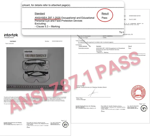 Vista 7 de MORK&SUKY Gafas de seguridad que se ajustan a los anteojos recetados, certificado ANSI Z87, protección ocular antivaho para hombres y mujeres.
