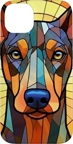 Vista 15 de Funda para iPhone 16 Doberman Dog