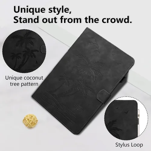 Vista 6 de Funda para Samsung Galaxy Tab S5e de 10.5 pulgadas 2019 modelo (SM-T720/T725/T727) - Funda protectora de piel sintética con bolsillo y función atril