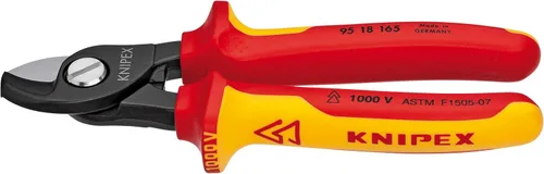 Vista 6 de KNIPEX Tools LP - 9K989831US - Juego de herramientas industriales de 10 piezas de 1000 V con aislamiento de alto apalancamiento, cortadores