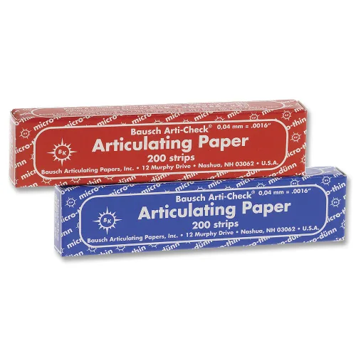 Vista 2 de BK10 - Folletos microfinos de papel articulado rojo 200/pk