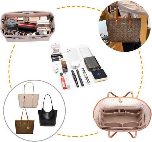 Vista 3 de Organizador de bolso organizador de bolsos de tela de fieltro para bolsa 3 tamaños para Speedy Neverfull