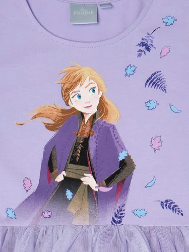 Vista 3 de Disney girls Disney Girls Elsa and Anna Frozen Ballerina Tutu Ruffle Skirt Dress