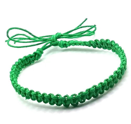 Vista 22 de Hemp Anklet Adjustable Tie On (Black)