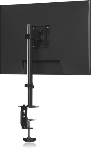 Vista 12 de Pholiten Soporte para Monitor Individual, Brazo de Monitor Ajustable de Servicio Pesado Montaje de Escritorio para 13-27 pulgadas, Inclinación, Negro