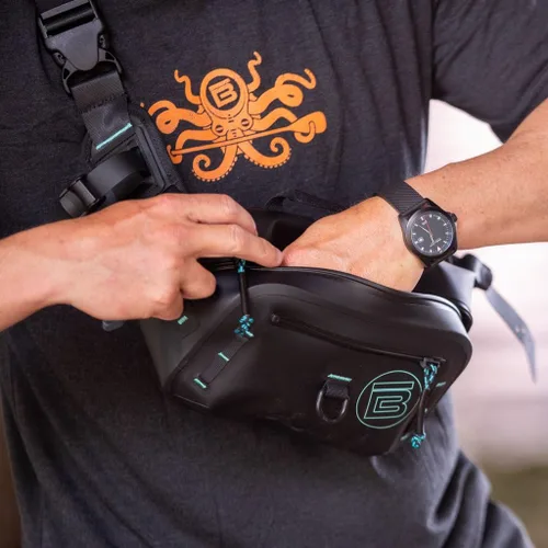 Vista 5 de BOTE Highwater Cinturón Riñonera Completamente Impermeable SUP con Cremallera Riñonera Ajustable para Actividades Acuáticas al Aire Libre