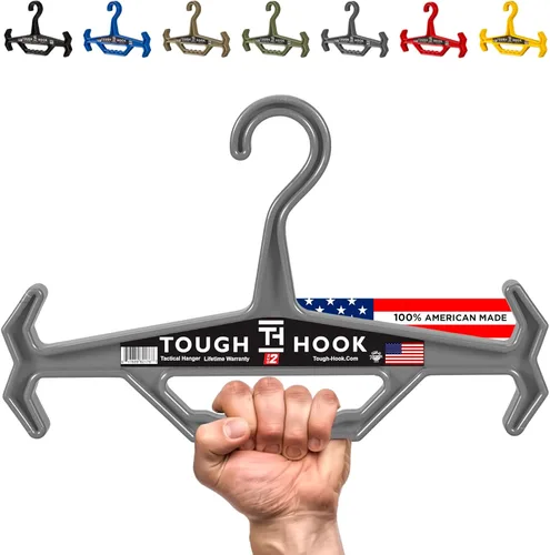 Vista 31 de Tough Hook ID - Percha de identificación resistente, fabricada en Estados Unidos, tapa de 200 libras, portaplatos, equipo táctico, buceo BCD