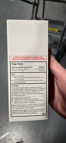 Vista 6 de Quality Choice Tussin Dm - Supresor para la tos, sabor a frambuesa, 8 onzas líquidas (8.0 fl oz)