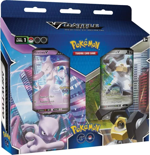 Vista 2 de El Pokémon TCG: Baraja de batalla GO V Mewtwo vs. Melmetal