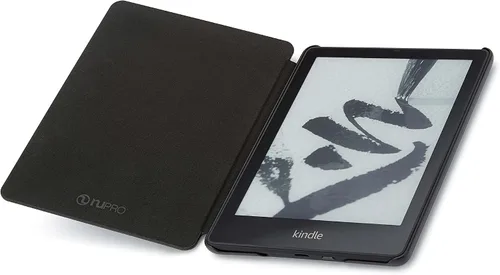 Vista 4 de NuPro Funda de libro para Kindle Paperwhite, negra (11.ª generación; versión 2021)