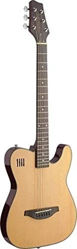Vista 2 de James Neligan EW3000CBK - Guitarra eléctrica folk de cuerpo sólido con corte