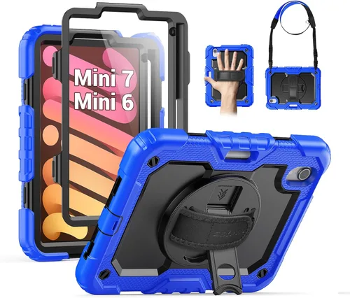 Vista 15 de SEYMAC Funda para iPad de 9ª/8ª/7ª Generación Estuche 10.2" 2021-2019, Funda Protectora de Cuerpo Completo Resistente a Prueba de Golpes de Servicio