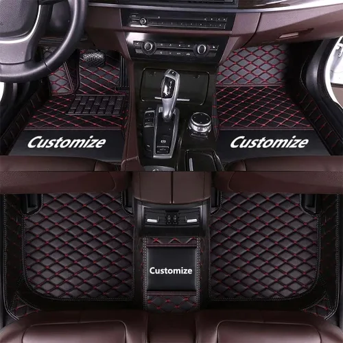 Vista 11 de Tapetes de piso de automóvil para 98 % de los sedán, SUV, MPV, automóvil, deportivo, cobertura completa, lindo, para hombres y mujeres, almohadillas