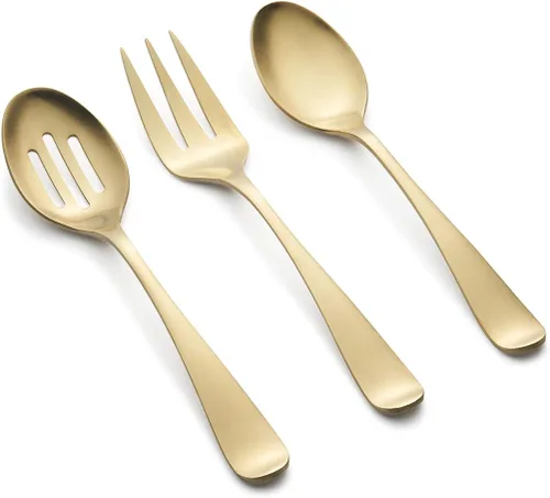 Vista 7 de Cambridge Silversmiths Rhiannon Black Satin - Juego de cubiertos de 20 piezas, servicio para 4