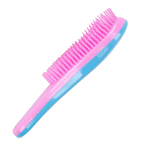 Vista 2 de CAISHA Cepillo desenredante sin tirones del cepillo de pelo mojado azul-rosa para todo tipo de cabello K105