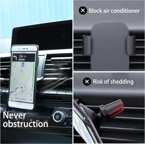 Vista 6 de Soporte de teléfono móvil para automóvil compatible con BMW 3 4 Series M3 M4 F30 F31 F32 F33 F34 F36 F80 F82 F83 Soporte giratorio de 360 grados