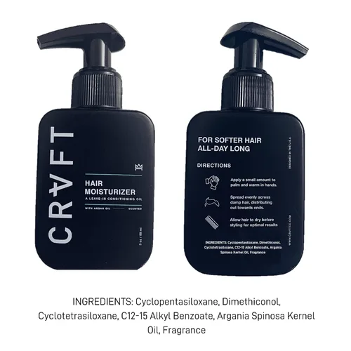 Vista 8 de CRVFT - Acondicionador diario sin enjuague para hombres [aceite] Suministro de 30 días Hidratante para cabello para hombres Aceite