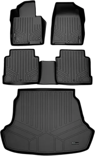 Vista 17 de SMARTLINER Alfombrilla de suelo para maletero de carga para todo tipo de clima para Hyundai Sonata 2011-2014