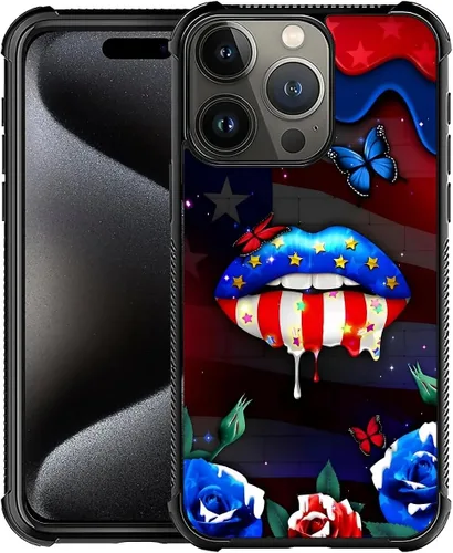 Vista 28 de Funda compatible con iPhone X/XS, diseño de bandera estadounidense de béisbol, TPU suave, a prueba de golpes, de vidrio templado, para iPhone X/XS