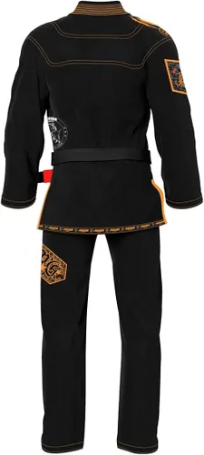 Vista 3 de Jaguar Pro Signature 2022 - Uniforme de kimono brasileño Jiu Jitsu BJJ unisex - Cinturón libre - Cumple con IBJJF