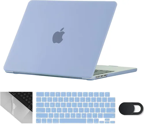 Vista 31 de Se7enline Funda compatible con MacBook Neo de 13 pulgadas, modelo A3404 2026, carcasa dura, cubierta de teclado, cubierta de cámara web, protector