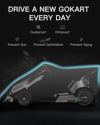 Vista 4 de STIO GoKart - Funda de protección contra el polvo y el sol, compatible con Segway Ninebot GoKart Pro, resistente a la suciedad, resistente a