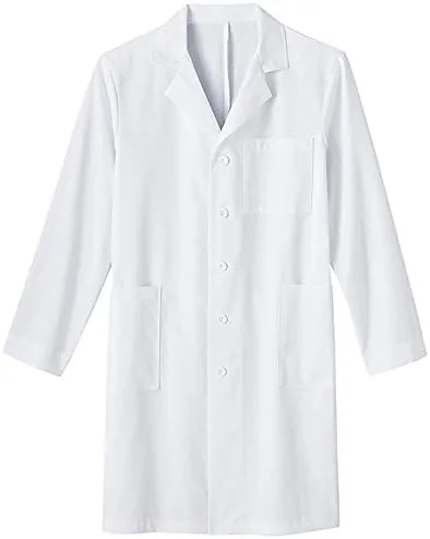 Vista 2 de Bordado Meta de los hombres clásico 40" Doctor 's Lab Coat (estilo 267)