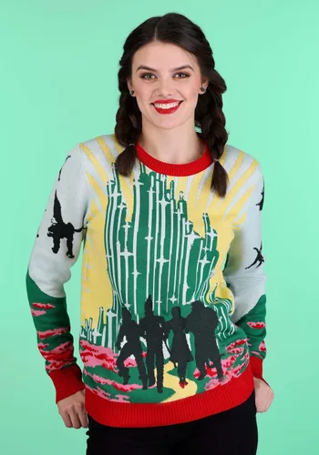 Vista 8 de Fun Costumes Suéter feo del mago de Oz para adultos