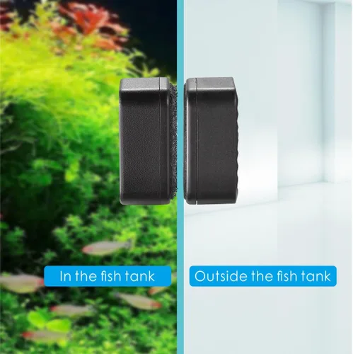 Vista 5 de Carefree Fish Acuario Super Fuerte Mini Limpiador Magnético para Peces de Vidrio Pequeño Cepillo de Algas No Flotante