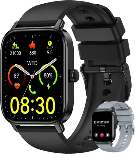 Vista 8 de Reloj Inteligente para Mujeres Rastreador de Fitness: Hacer y Contestar Llamadas Smartwatch Impermeable para Correr Compatible con Teléfono Android