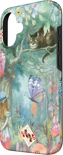 Vista 2 de iPhone 16 Wonderland - Funda de Alicia en el país de las maravillas