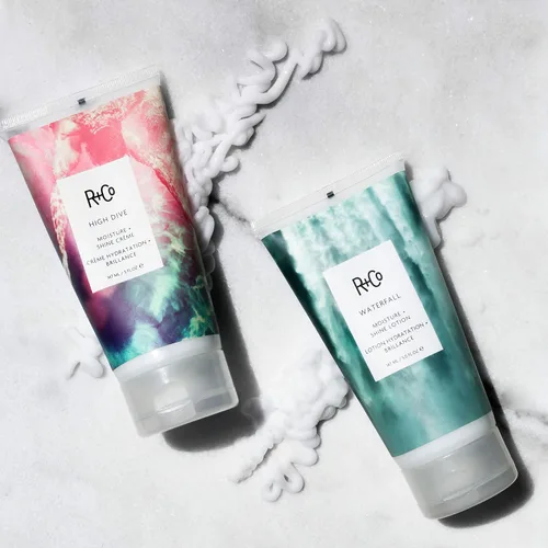 Vista 6 de R+Co WATERFALL Moisture + Shine Lotion – Lightweight Hydration & Frizz Control, Softens & Adds Shine, All Hair Types