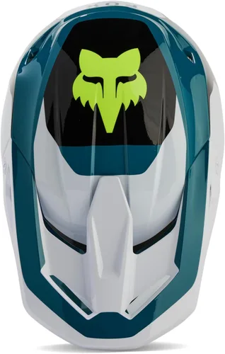 Vista 4 de Fox Racing Casco unisex para motocross V1, azul Maui, XXL