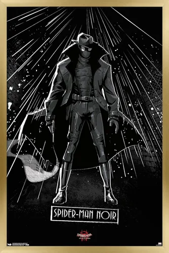 Vista 13 de Trends International Marvel Spider-Man - Póster de pared con texto en inglés "Into The Spider-Verse", de Spider-Man Noir, 14.725 x 22.375 pulgadas