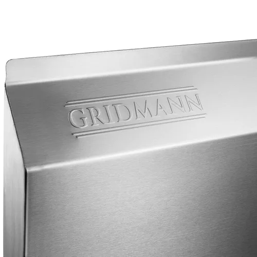 Vista 7 de GRIDMANN Fregadero y preparador de cocina comercial de acero inoxidable de 23.5" de ancho, 1 compartimento, certificado NSF, con recipiente de 18" x