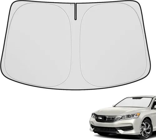 Vista 10 de Parasol mejorado para parabrisas Honda 2007-2022 CRV, accesorios plegables, parasol plegable, protección contra rayos UV