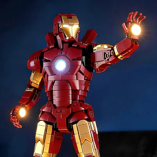 Vista 7 de YEABRICKS Luz LED para Lego 76223 Marvel Nano Gauntlet Modelo de bloques de construcción (juego de Lego no incluido)