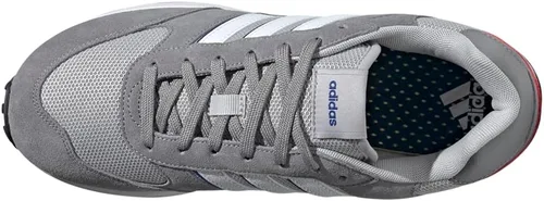 Vista 4 de adidas Tenis Run 80s para hombre, Blanco