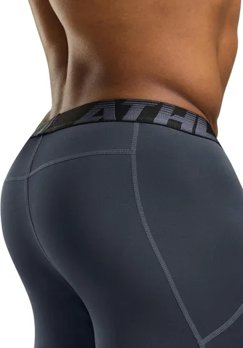Vista 5 de ATHLIO Men's Thermal Compression Pants, Athletic Running Tights & Sports Leggings, Wintergear Base Layer Bottoms