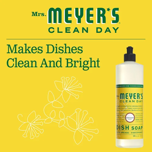 Vista 124 de Mrs. Meyer’s Clean Day - Detergente líquido para platos, aroma a lavanda, botella de 16 oz