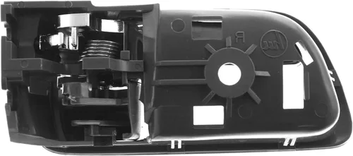 Vista 4 de Garage-Pro Manija de puerta interior compatible con Toyota Camry 2002-2006 delantera o trasera, bisel gris del lado del conductor con palanca cromada