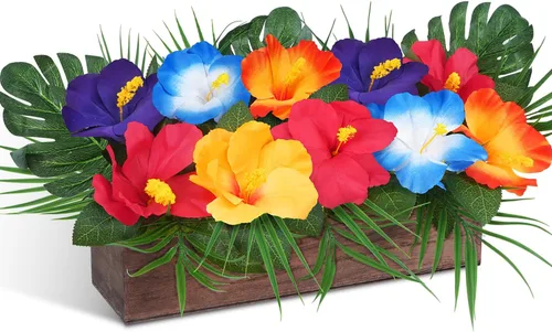 Vista 9 de Ramo de flores artificiales de dalia de seda naranja quemada, arreglo de flores de imitación para mamá, decoración de terracota, flores falsas