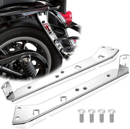 Vista 9 de Soportes de soporte de riel de alforja Fender Strut para Harley Touring