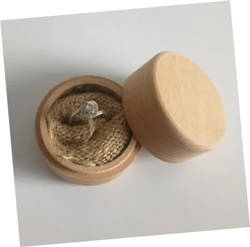 Vista 8 de USHOBE Caja de 2 piezas pequeña caja de baratija pequeña caja de adorno jewlrey orgainzer caja de contenedor de joyería organizador organizador