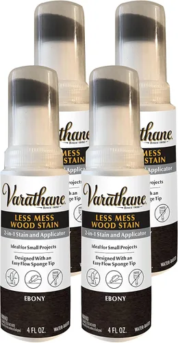 Vista 11 de Varathane 385685 Tinte para madera con menos desorden y aplicador, 4 onzas, Lavado blanco