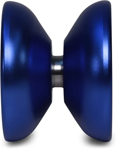 Vista 3 de Grind Control Yoyo profesional de metal que no responde con rodamiento C ancho y cuerda incluida... (azul)