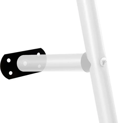 Vista 2 de RecPro Almohadilla de escalera rectangular con tornillo y tuerca de estrella para escalera exterior RV (negro)