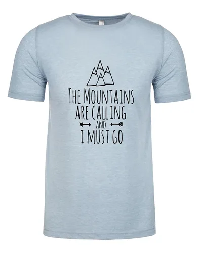Vista 30 de I'd Hike That, Graphic Men's Tee, Funny T Shirt, Shirts with Sayings, Stonewash Blue or Sage (XL, Stonewash Blue)
