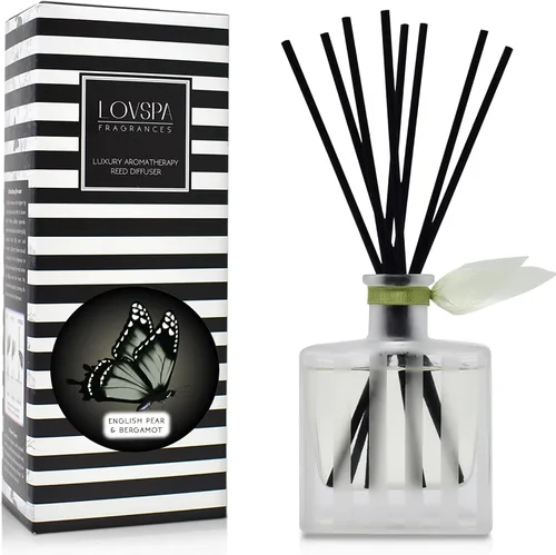 Vista 30 de Juego de difusor de varillas y varillas perfumadas de aloe y lino, lino limpio, flores blancas, cítricos y aloe húmedo, difusor de aroma fresco